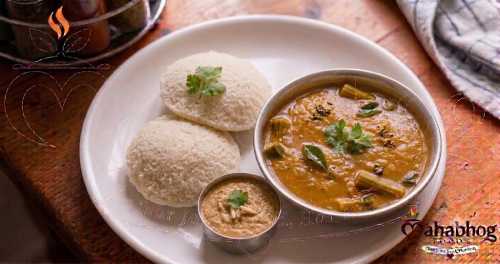 Idli sambhar [2pcs]